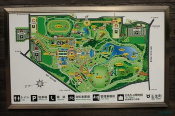 壬生総合運動公園案内図