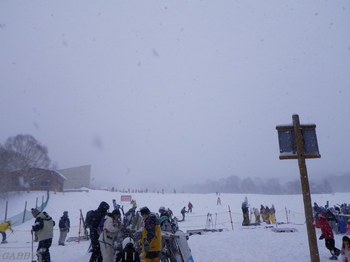 雪のエーデルワイススキー場